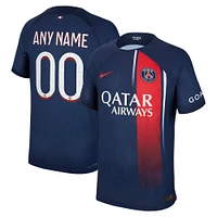 Maillot Nike Paris Saint-Germain 2023/24 Domicile Authentique Personnalisé Homme Bleu Marine