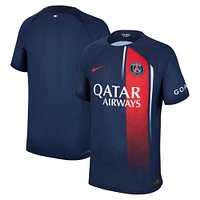 Maillot Nike Paris Saint-Germain 2023/24 Domicile Authentique Homme Bleu Marine