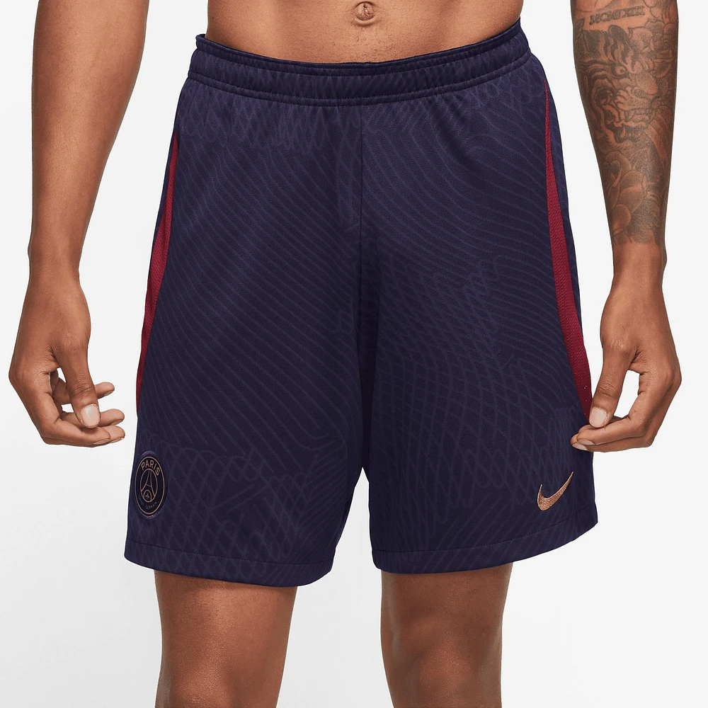 Short Homme Nike Paris Saint-Germain 2023/24 Strike Performance Bleu Marine