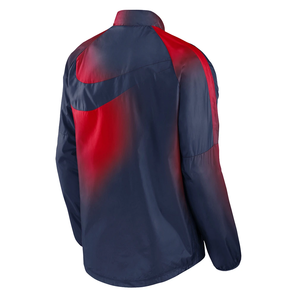 Men's Nike Navy Paris Saint-Germain 2023 Academy AWF Raglan Full-Zip Jacket