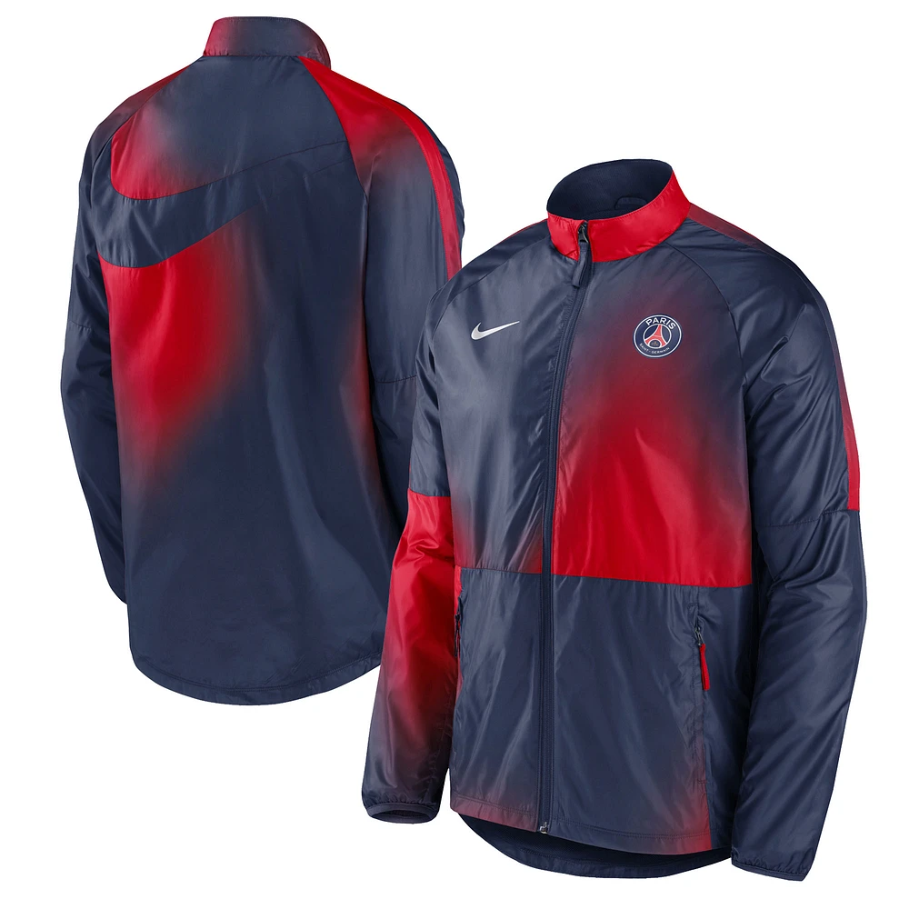 Men's Nike Navy Paris Saint-Germain 2023 Academy AWF Raglan Full-Zip Jacket