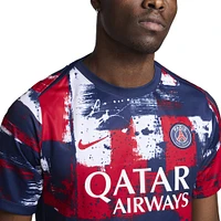 Men's Nike  Navy Paris Saint-Germain 2024/25 Home Academy Pro Pre-Match Top