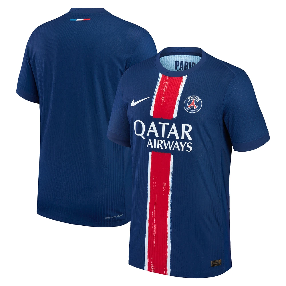 Maillot Nike Bleu Marine Paris Saint-Germain 2024/25 Domicile Authentique Homme