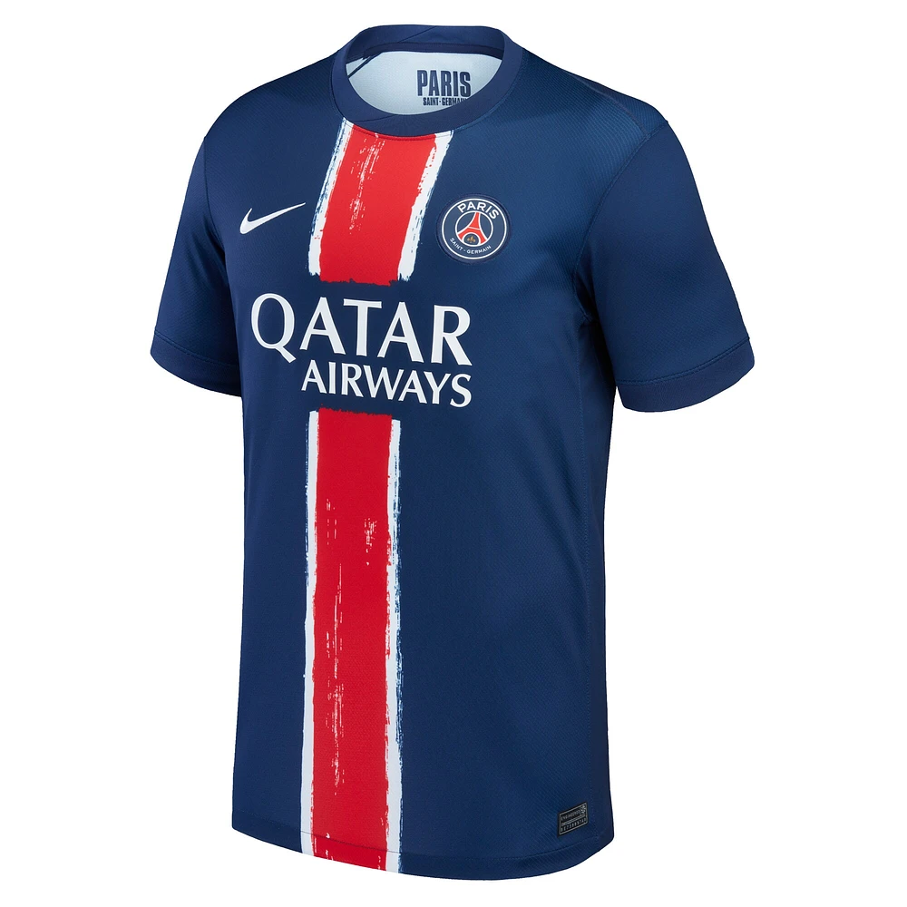 Maillot Nike bleu marine Paris Saint-Germain 2024/25 domicile réplique pour homme