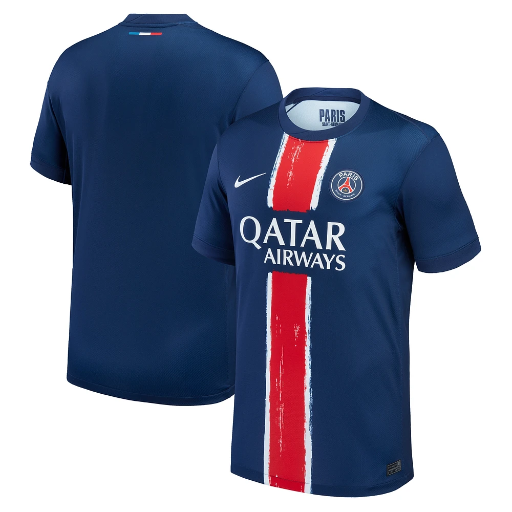 Maillot Nike bleu marine Paris Saint-Germain 2024/25 domicile réplique pour homme