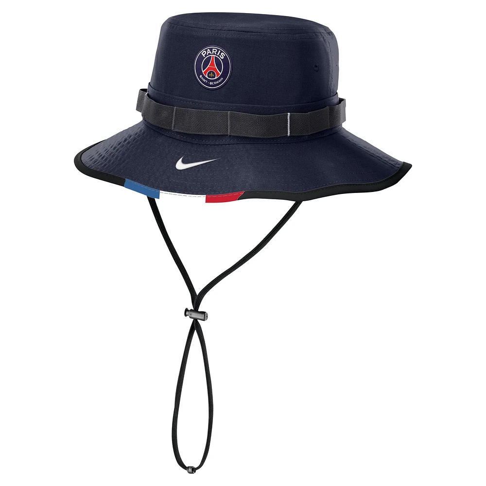 Casquette Boonie Paris Saint-Germain Apex Nike bleu marine pour homme