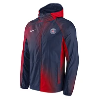 Men's Nike Navy Paris Saint-Germain AWF Raglan Full-Zip Hoodie Jacket