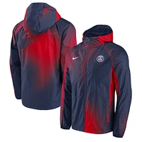 Men's Nike Navy Paris Saint-Germain AWF Raglan Full-Zip Hoodie Jacket