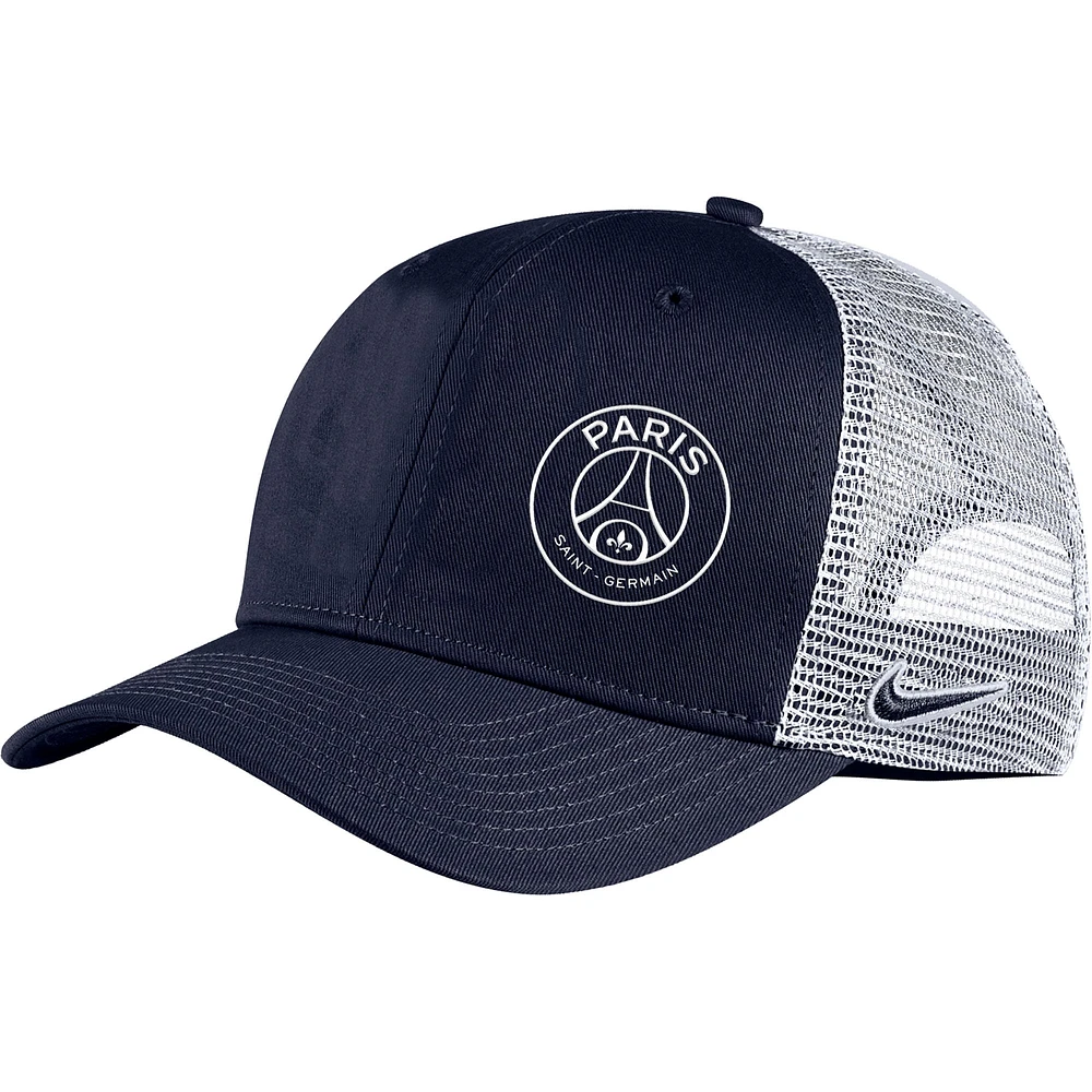 Casquette Snapback Trucker Paris Saint-Germain Classic99 Nike bleu marine pour homme