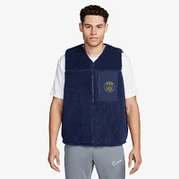 Men's Nike Navy Paris Saint-Germain Club+ Winterized Reversible Full-Zip Vest