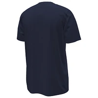 T-shirt Nike Paris Saint-Germain Verbiage bleu marine pour homme