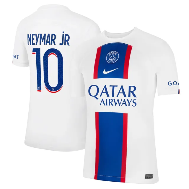 Neymar Brazil Gold 2022 Qatar World Cup Home Replica Jersey