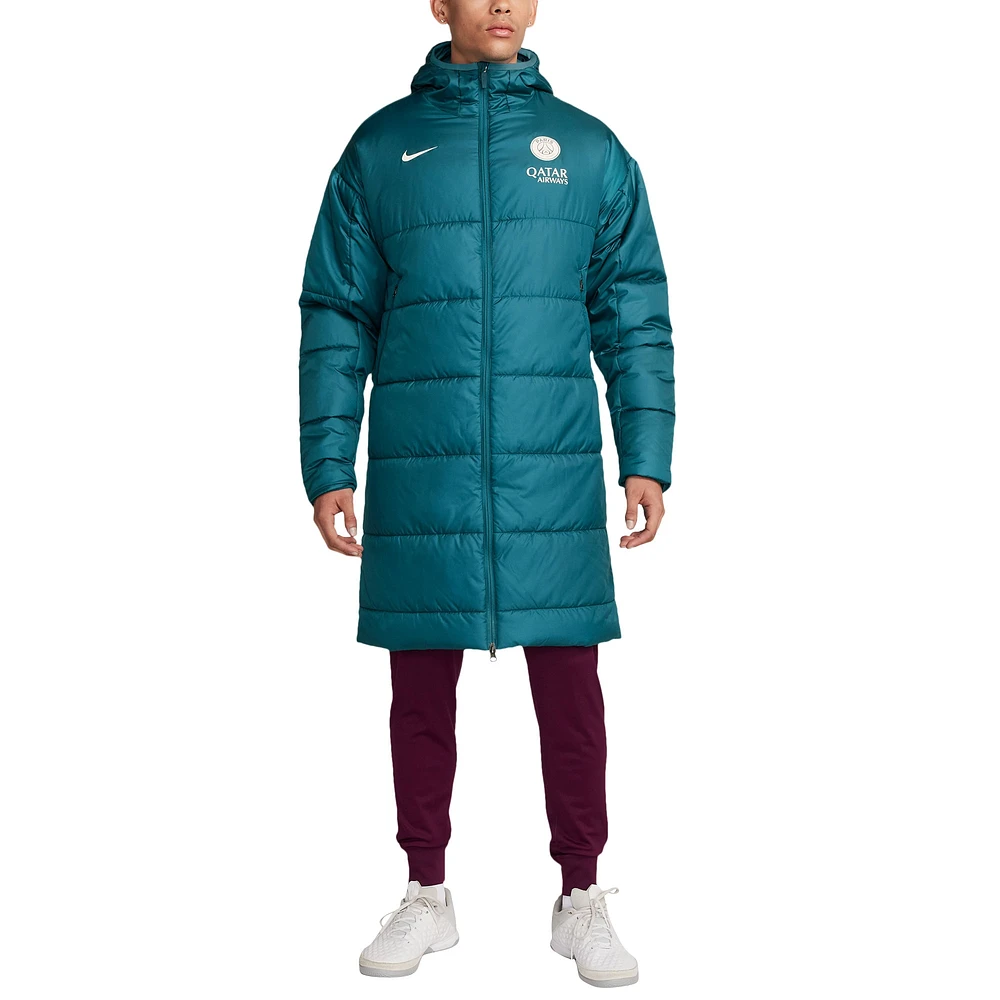 Veste Nike Bleu Sarcelle Paris Saint-Germain 2024/25 Academy Pro SDF entièrement zippée pour homme