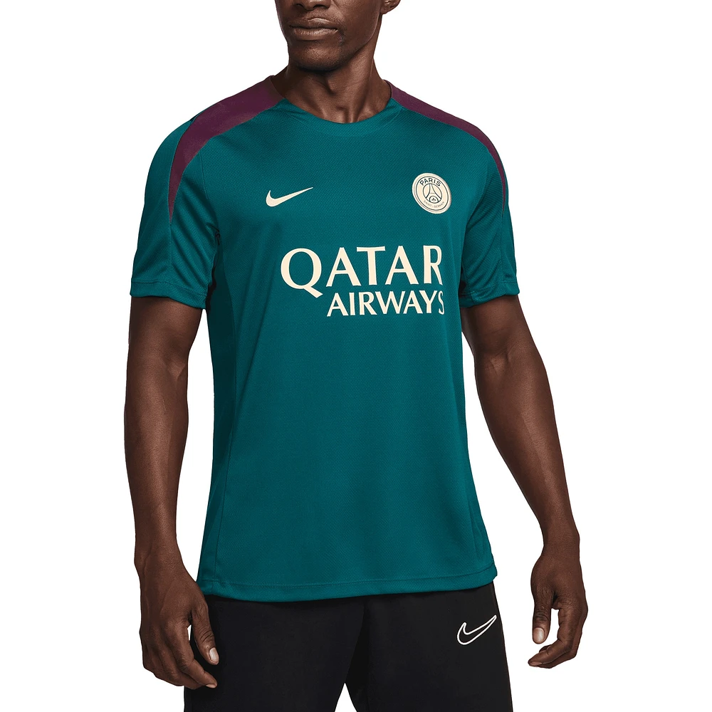 Haut Nike Bleu Sarcelle Paris Saint-Germain 2024/25 Strike Performance pour Homme