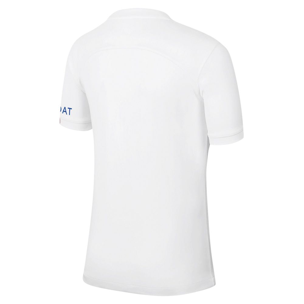 Men's Nike White Paris Saint-Germain 2022/23 Third Breathe Stadium Replica Blank Jersey