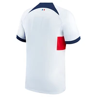 Men's Nike  White Paris Saint-Germain 2023/24 Away Stadium Replica Jersey