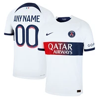 Maillot Nike Paris Saint-Germain 2023/24 Extérieur Vapor Match Authentique Personnalisé Blanc pour Homme