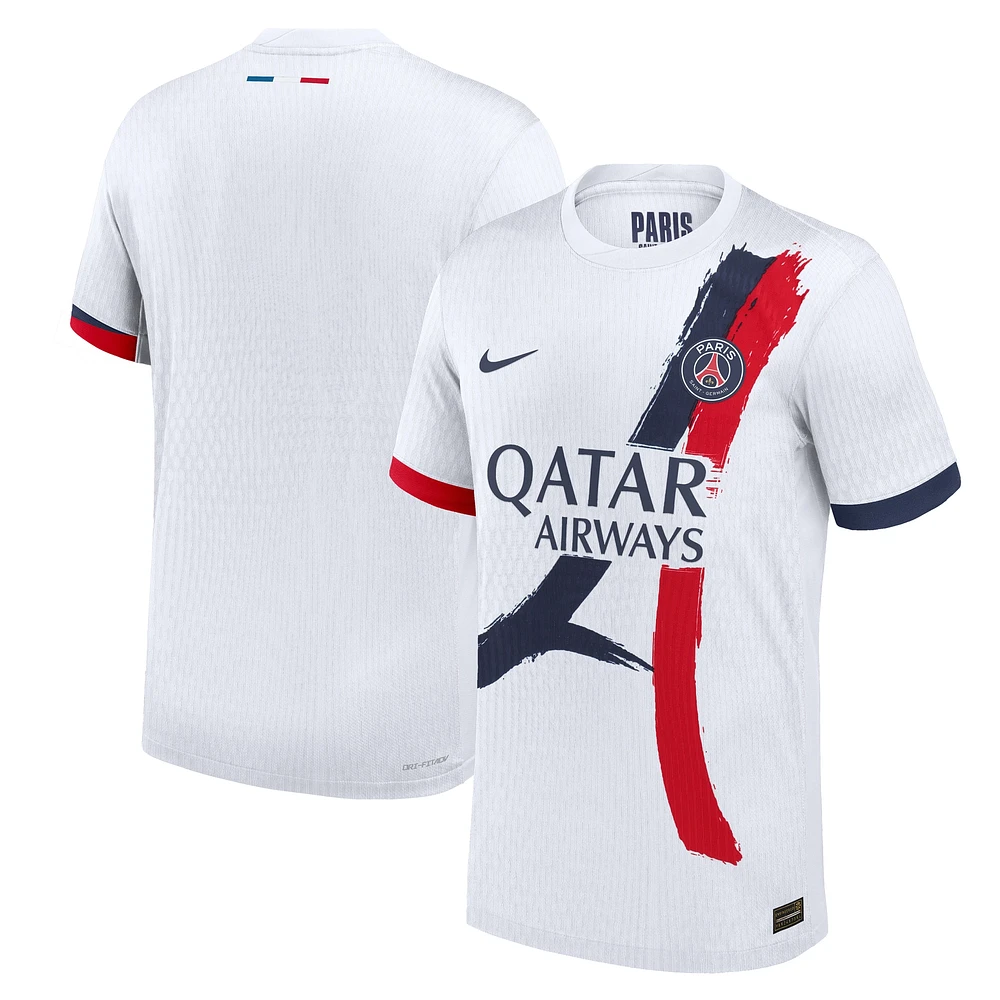 Maillot Nike Blanc Paris Saint-Germain 2024/25 Extérieur Authentique Homme