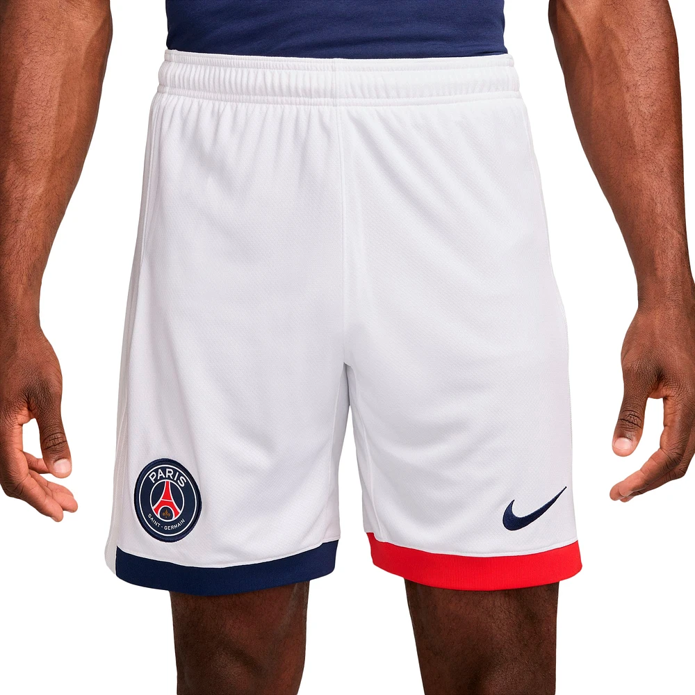 Men's Nike White Paris Saint-Germain Away 2024/25 Stadium Shorts