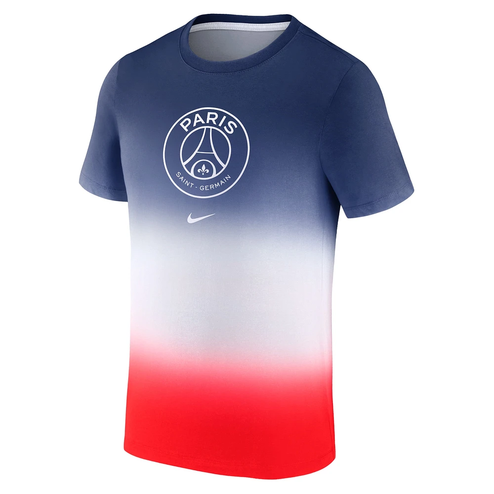 T-shirt à écusson Paris Saint-Germain Nike blanc pour homme