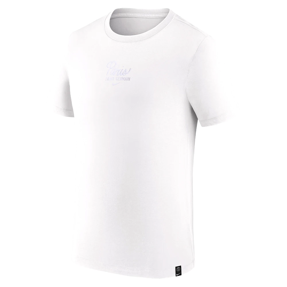 Men's Nike White Paris Saint-Germain Premium Essential T-Shirt