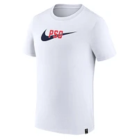 Men's Nike White Paris Saint-Germain Swoosh T-Shirt