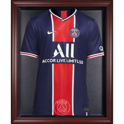 Paris Saint-Germain Fanatics Authentic Mahogany Framed Team Logo Jersey Display Case