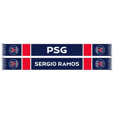 Sergio Ramos Navy/Red Paris Saint-Germain Player HD Knit Scarf