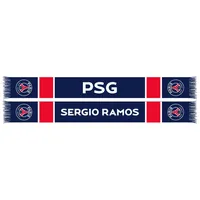 Sergio Ramos Paris Saint-Germain Player HD Knit Scarf - Navy/Red