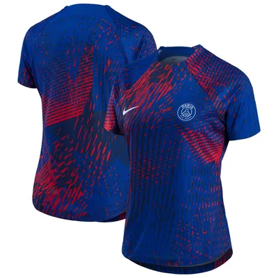 Women's Nike Blue Paris Saint-Germain 2022 Pre-Match Top