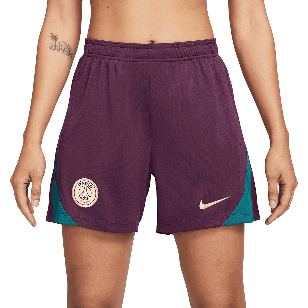 Short Nike Bordeaux Paris Saint-Germain 2024/25 Strike Performance pour Femme