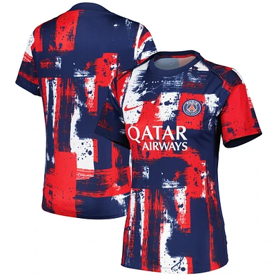 Haut d'avant-match Nike bleu marine Paris Saint-Germain 2024/25 Home Academy Pro