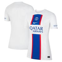 Women's Nike White Paris Saint-Germain 2022/23 Third Breathe Stadium Replica Blank Jersey