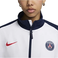 Veste entièrement zippée Nike Paris Saint-Germain 2024/25 Strike Anthem pour femme blanche