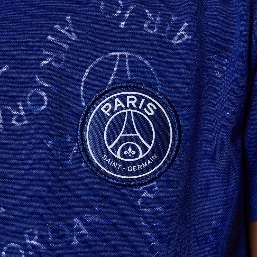 Youth Jordan Brand Blue Paris Saint-Germain 2024/25 Fourth Academy Pro Pre-Match Top