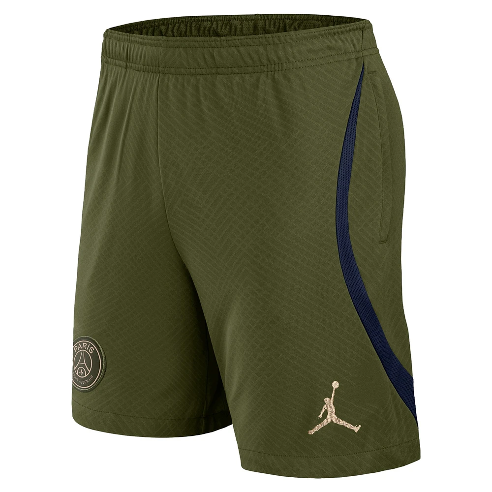 Short Jordan Brand Olive Paris Saint-Germain 2023/24 Quatrième Strike