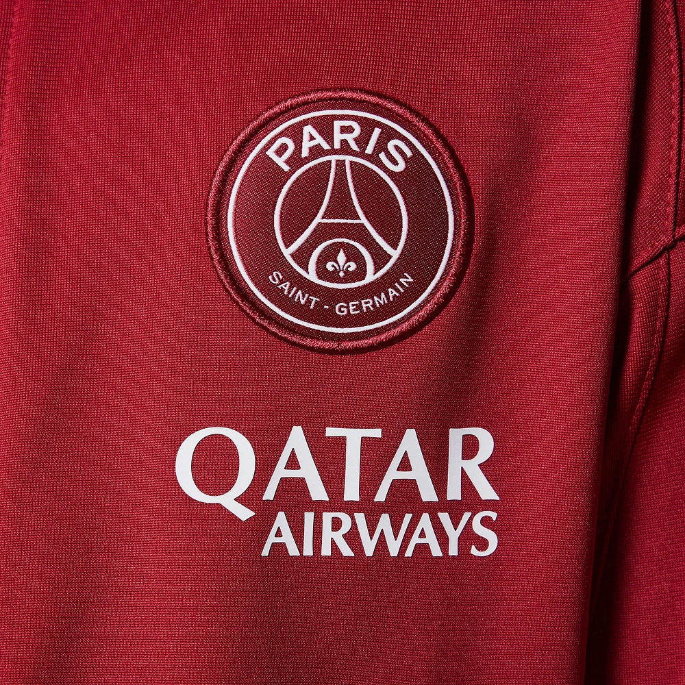 Youth Jordan Brand Red Paris Saint-Germain 2024/25 Fourth Strike Full-Zip Track Jacket & Pants Set