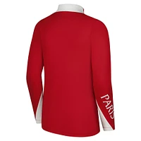 Youth Jordan Brand  Red Paris Saint-Germain 2025/26 Strike Drill Performance Quarter-Zip Pullover Top