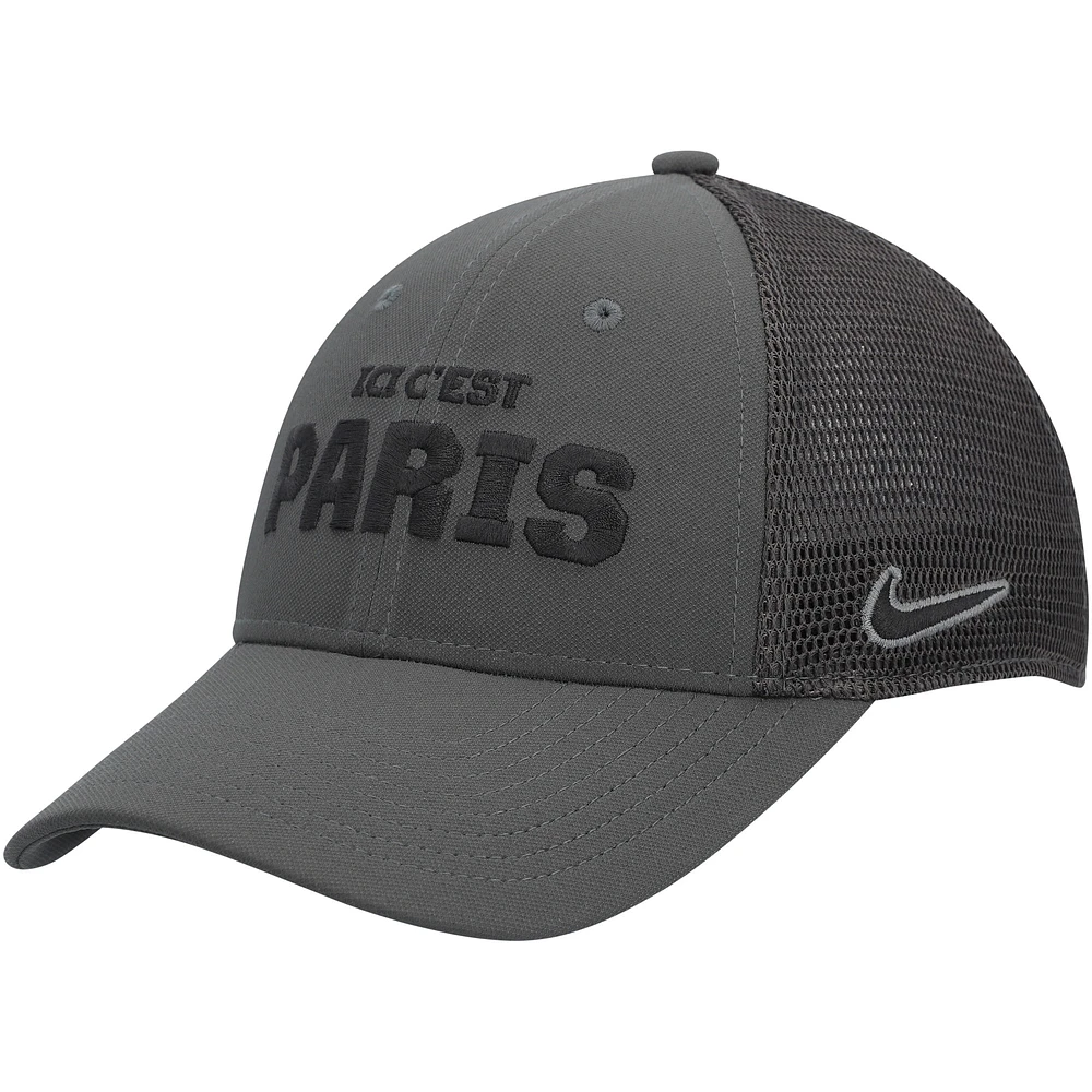 Casquette Flex Performance Nike Paris Saint-Germain Legacy91 Anthracite pour Jeune