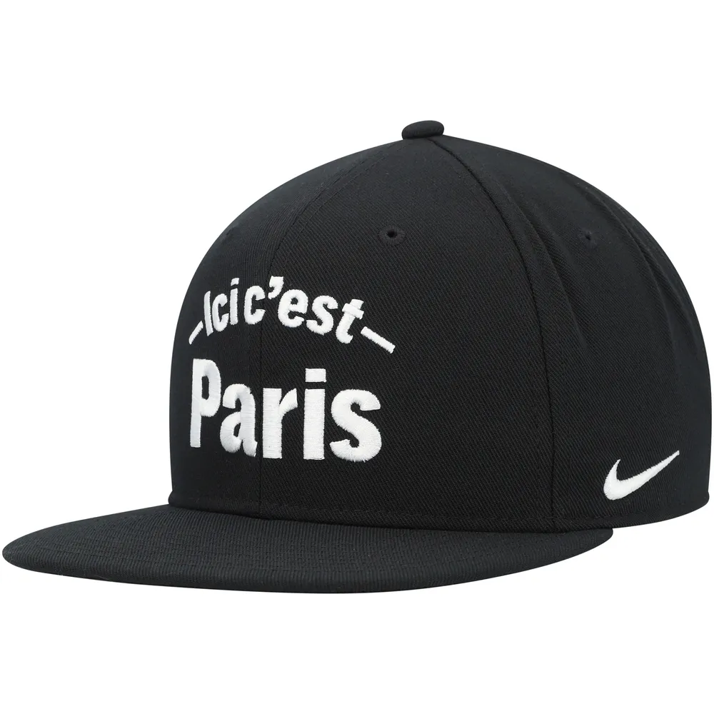 Casquette Nike Paris Saint-Germain Pro Snapback noire pour enfant