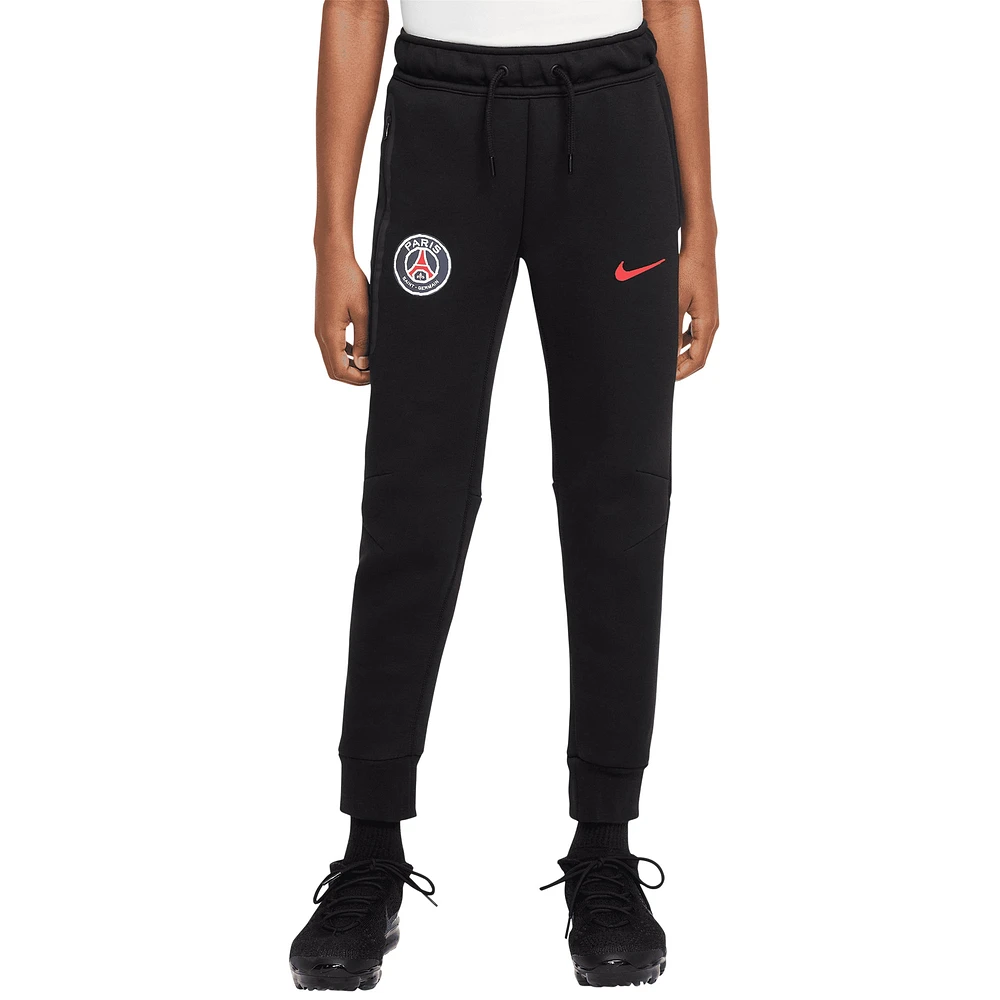 Youth Nike Black Paris Saint-Germain Tech Fleece Pant