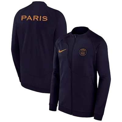 Youth Nike Navy Paris Saint-Germain 2023/24 Academy Pro Anthem Fitted Raglan Performance Full-Zip Jacket