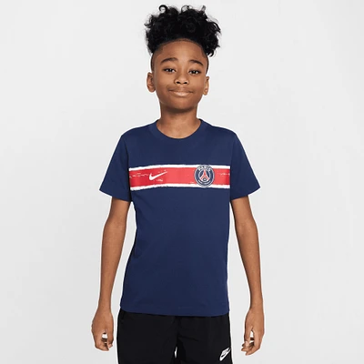 Youth Nike Navy Paris Saint-Germain Heritage T-Shirt