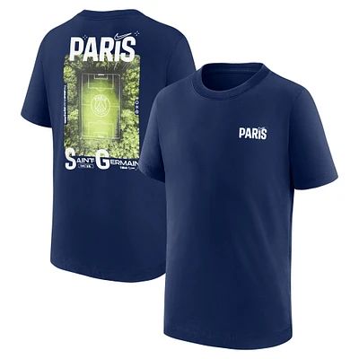 T-shirt photo Nike bleu marine Paris Saint-Germain pour enfant