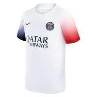 Haut d'avant-match Nike Paris Saint-Germain 2023/24 Academy Pro Performance Blanc pour Enfant