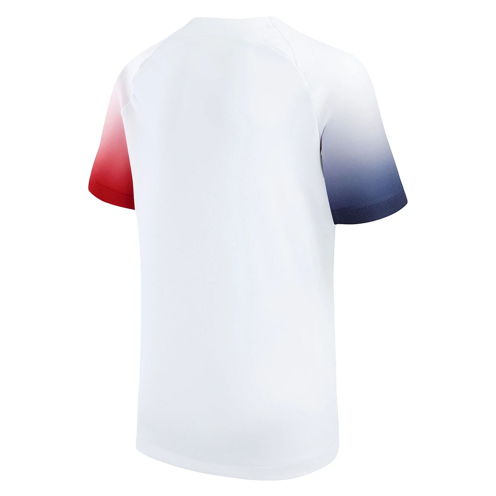 Haut d'avant-match Nike Paris Saint-Germain 2023/24 Academy Pro Performance Blanc pour Enfant