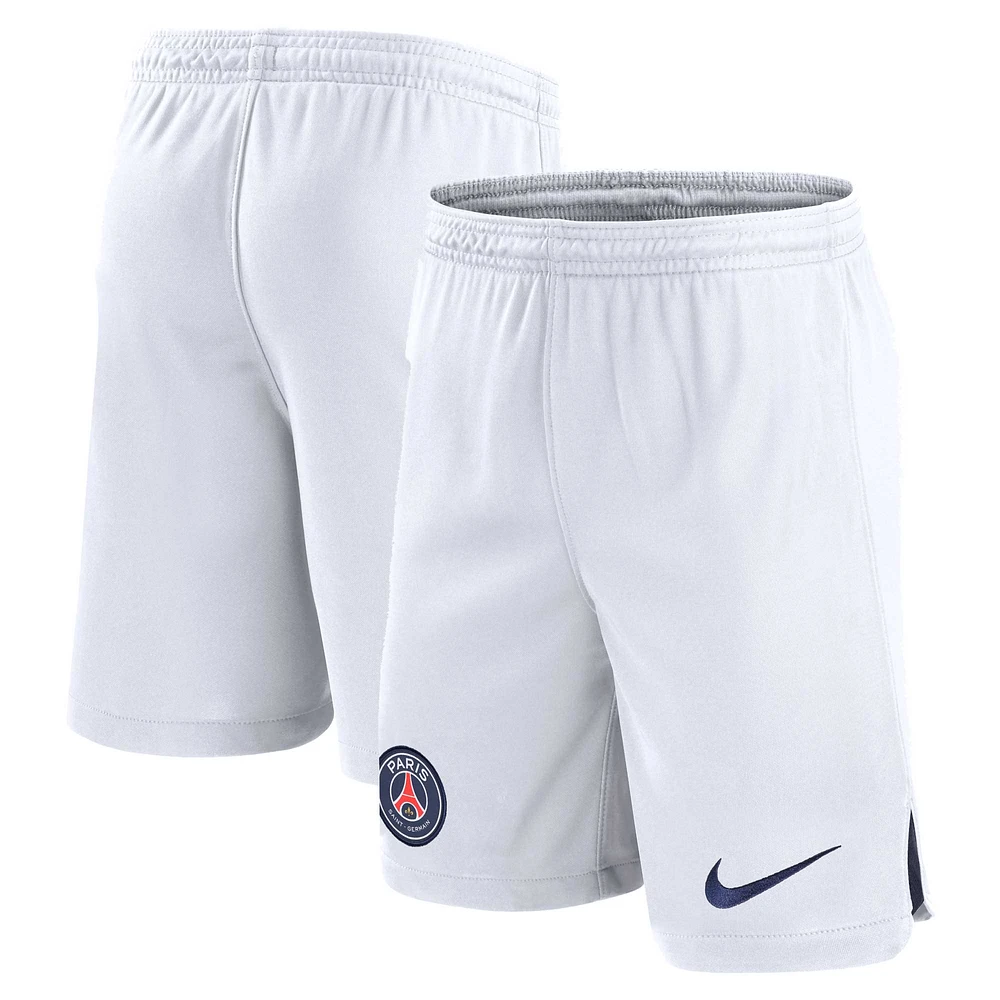 Youth Nike White Paris Saint-Germain 2023/24 Away Stadium Performance Shorts