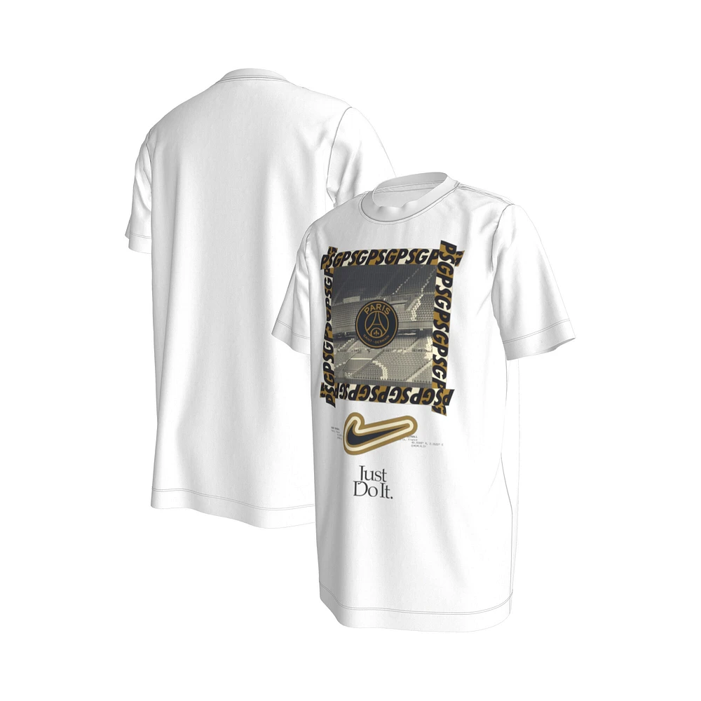 T-shirt Nike Paris Saint-Germain DNA blanc pour enfant