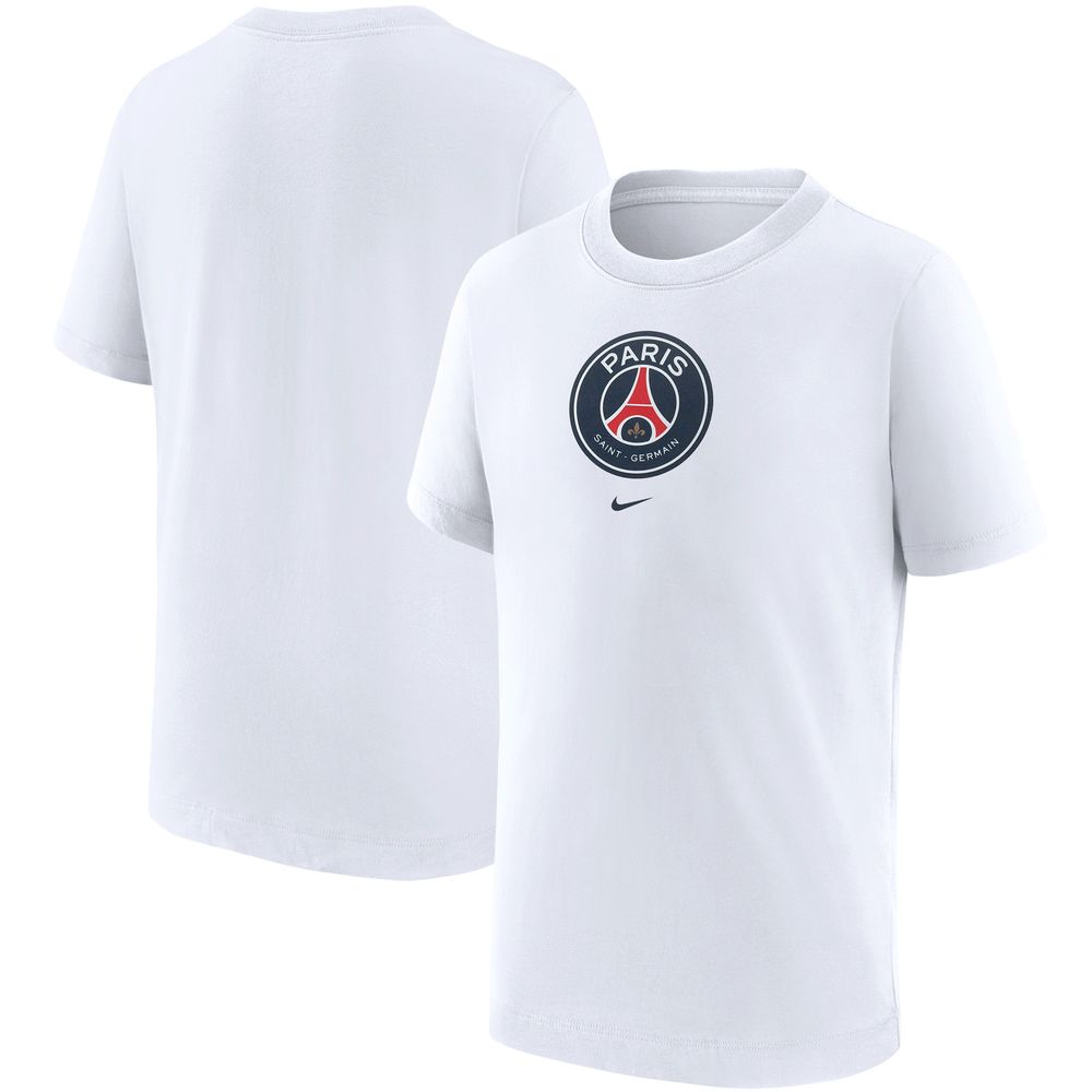 Nike Youth Nike White Paris Saint-Germain Team Crest T-Shirt Bramalea City Centre