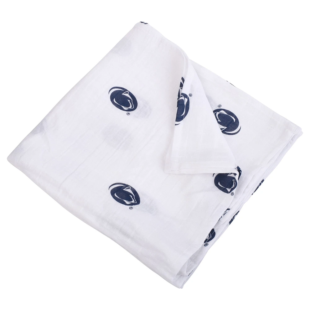 Infant Three Little Anchors Penn State Nittany Lions 47'' x 47'' Muslin Swaddle Blanket